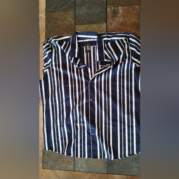 Blue striped Alfani Top Size XXL - Picture 1 of 3
